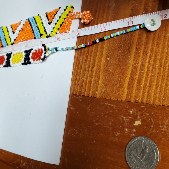 Handcrafted Ethnic Necklaces Bracelets Keychain Seed Bead Native Ethnic Navajo 9 - Picture 11 of 16
